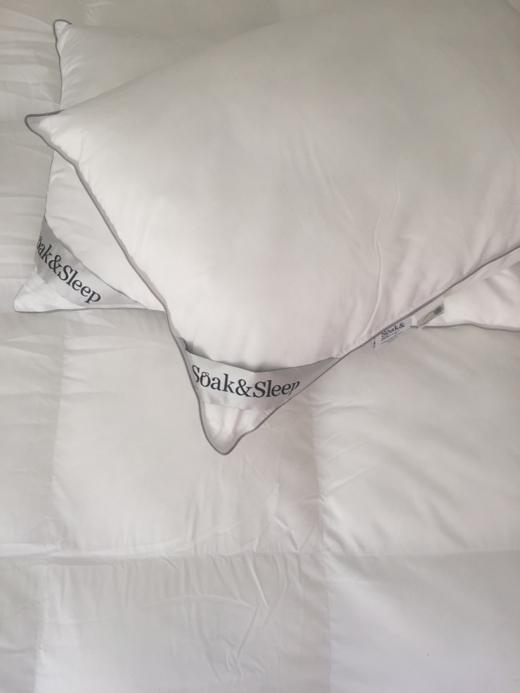 Pillows and mattress topper